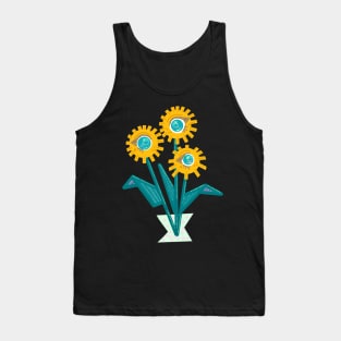 Eye Flowers Tank Top